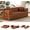 Orange, variant on YWEN 79'' Convertible Sofa Bed, 6 in 1 Folding Floor Futon Couch Sleeper with Fixed Frame, Corduroy Modular Sofa Bed with Removable Armrests & Pillows, No Assembly for Living Room Bedroom