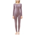 thumbnail image 1 of Women Base Layer, Casual Thick High Elastic Warm Thermal, Women's Base Layer Set, 1 of 5