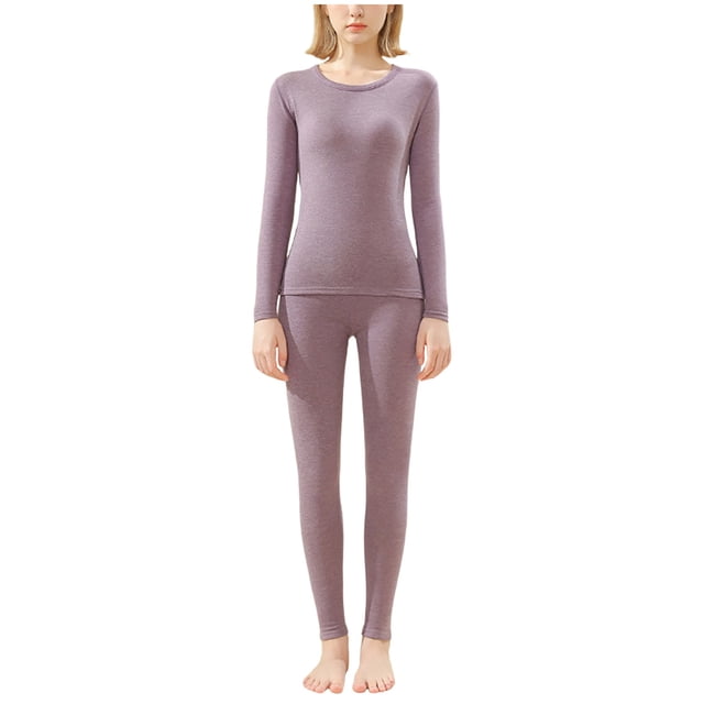 Women Base Layer, Casual Thick High Elastic Warm Thermal, Women's Base Layer Set