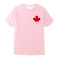 thumbnail image 5 of T-Shirt Graphique de Festival pour Garçons, Imprimé Graphique du Drapeau Canadien, Col Rond, Manches Courtes, Blouse, T-Shirts Graphiques pour Filles de la Fête du Canada, Décontracté Patriotique, Haut de Festival de la Fête du Canada pour Filles, 5 of 5