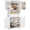 White 3, variant on TEENFON 67” Storage Cabinet, Kitchen Pantry Cabinet, Cupboard, Tall Bathroom Cabinets, Black