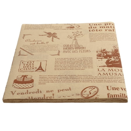 

200pcs Heat Resistant Paper Baking Paper Baking Sheets Non-stick Paper for Cake