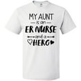 thumbnail image 3 of Inktastic My Aunt is an ER Nurse and a Hero T-Shirt, 3 of 5