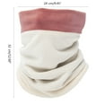 thumbnail image 3 of Fleece Neck Warmer Winter Windproof Neck Tube Scarf for Men Face Cover Mask Soft Half Face Cover Snowboard Gaiter Women, 3 of 8