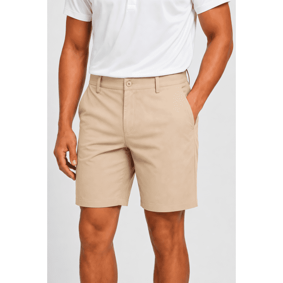 MASKERT Men's Golf Shorts 7"/9" Lightweight Quick Dry Stretch Dress Shorts, Water Resistant Flat Front Casual Work Shorts with 4 Pockets