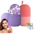 thumbnail image 1 of 2Piezas Rodillo de Hielo para la Cara, Molde de Hielo para Cara, Molde de Hielo de Silicona Reutilizable Herramientasde Cuidado para Masaje Facial de Ilumina la Piel para Belleza Facial, 1 of 5