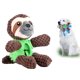thumbnail image 2 of Plush Dog Toys Interactive Dog Puzzle Toys Cute Sloth Teething Chew Squeaky Dog Toys for Small Medium Large Dogs, 2 of 5