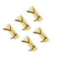 thumbnail image 1 of Bewildely Paquete de 5 ganchos para toallas, acero inoxidable, gran capacidad de carga, colgador de toallas de acero inoxidable multiusos Juegos de accesorios de baño dorado, 1 of 6
