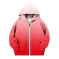 thumbnail image 2 of Chaquetas y prendas de vestir casuales con capucha de manga larga para niños y niñas, otoño e invierno, chaqueta con capucha de manga larga de polar, linda chaqueta de polar para bebé y parte superior, 2 of 5