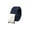 Navy Blue, variant on INSPIRE CHIC Unisex Canvas No Holes Slide Buckle Adjustable Waist Belt Navy Blue 24-34