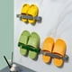 thumbnail image 4 of Kearding Zapatillas Rack Zapato de pared Soporte para colgar Secado Organizador de almacenamiento Verde Juegos de accesorios de baño Gris, 4 of 6