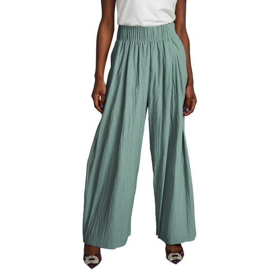 yunLCZ Pants for Women High Waisted Cotton Wide Leg Pants Women Summer Thin High Waist Hanging Casual Day Lazy Sense Pants Straight Pants With Pockets