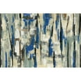 thumbnail image 3 of Vassileva, Silvia 24x17 Black Modern Framed Museum Art Print Titled - Spring Stripes Blue, 3 of 5