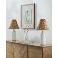 thumbnail image 5 of Livabliss Tatogga Traditional Accent Table Lamp, 22-inch, White with Brown Shade (Set of 2), 5 of 5