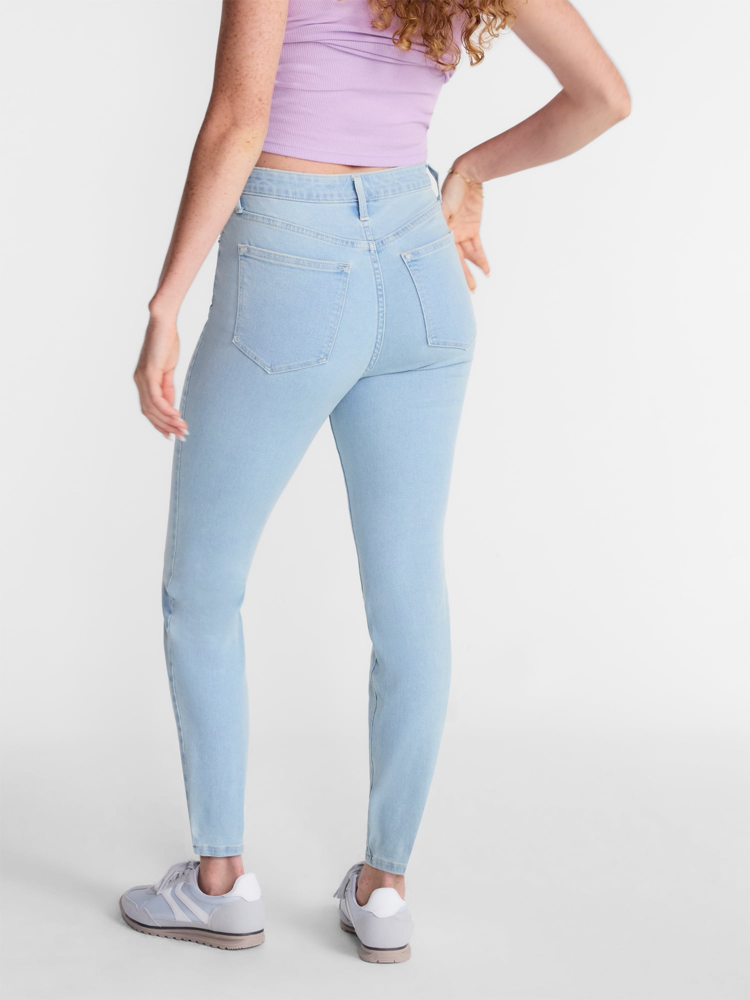 No Boundaries High Rise Skinny Ankle Jeans, 26.5" Inseam, Women's Sizes 00-20