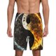thumbnail image 1 of Fotbe Yin Yang Pantalones Cortos de Pijama para Hombre, Ropa de Dormir, Pantalones de Pijama Cortos para Hombre-Small, 1 of 6
