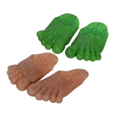 Vinyl Funny Feet Slipper Adult Male - Walmart.com