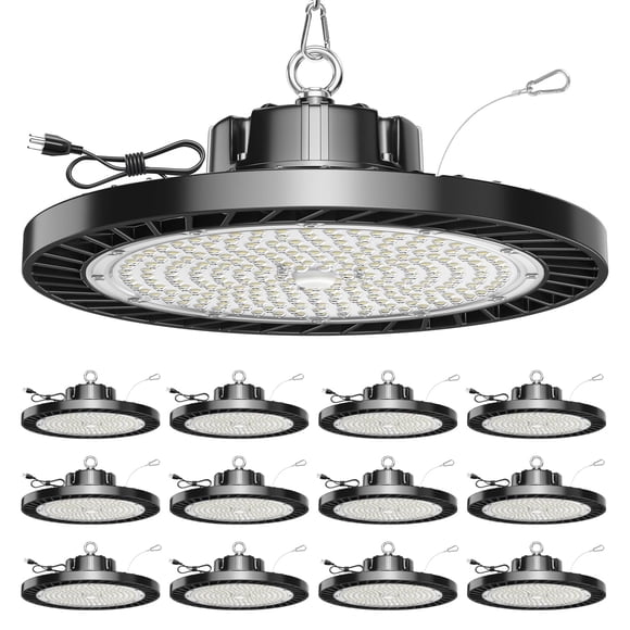Lámpara LED UFO High Bay, ONLYLUX, 150 W, 5000 K, 22500 LM, paquete de 12