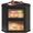 Black, variant on Bread Box, Corner Bread Box for Kitchen Countertop, 2-Tier Bread Box, Storage Box, Bread Storage Container with Shelf, Bread Bin for Kitchen, Dining Room, Black BK19MB01