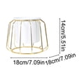 thumbnail image 3 of JZCHUNTOY Wrought Iron Cylinder Flower Planter, Rust Resistant with Drainage Hole Design, Durable Decorative Plant Container 1 Pack for Balcony Patio Living Room Windowsill Flower Arrangement, 3 of 6