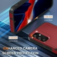 thumbnail image 5 of for Samsung Galaxy A24 Case, Full Body Heavy Duty Rugged Shockproof Protective Phone Cover  , Red, 5 of 13
