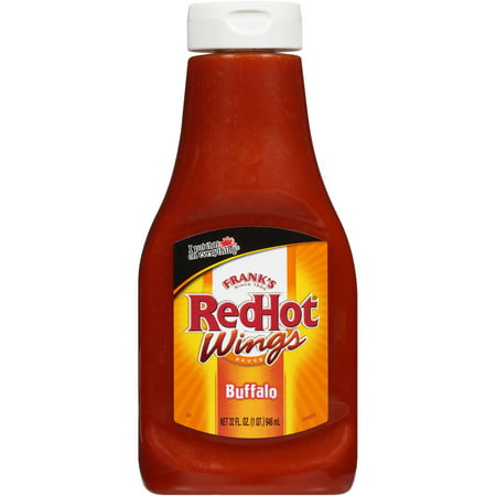Frank's RedHot Buffalo Wing Sauce, 32 fl oz (Best Hot Wing Sauce Recipe Ever)