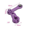 thumbnail image 4 of Aleación de aluminio 25T Servo Arm Horn Upgrade para 1/8 Kraton Model Buggy DIY Accs, 4 of 6
