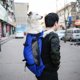 thumbnail image 4 of Mochila para mascotas para pasajeros, bolsa para la cabeza abierta para perros, ventilación, transpirable, lavable, mochila para compras al aire libre para bicicleta, 4 of 6