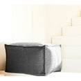 thumbnail image 3 of Gouchee Home Loft Trinidad – Pouf cube gris en simili lin avec billes de polystyrène, housse amovible, léger et fabriqué au Canada pour salon ou bureau, 3 of 6