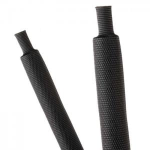 50mm (2 ) Heat Shrink Tube for grip Fish Rod Racket Handle 3.28 ft (1 Meter)/piece - Black *2 pieces*