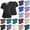 #02 Black, variant on 2 Pocket Scrub Tops for Women V Neck Short Sleeve Stretch Work Top with Side Slits Crafted from 4 Way Stretch Soft Durable Easy Care Fabric, #02 Beige, XL