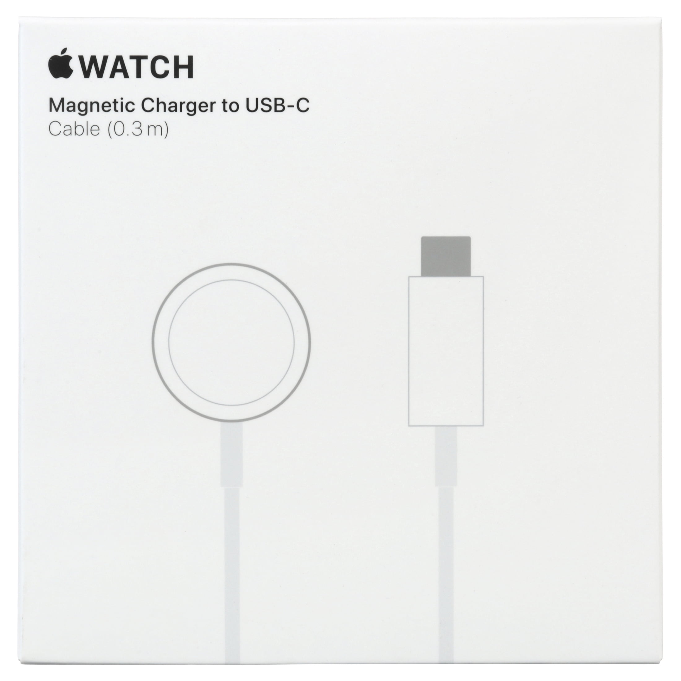 Apple Watch Magnetic Charger to USB-C Cable (0.3 m) - Walmart.com