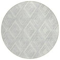thumbnail image 2 of Addison Rugs Chantille Indoor/Outdoor Transitional Diamonds Silver Washable Round Rug, 8' x 8', 2 of 6