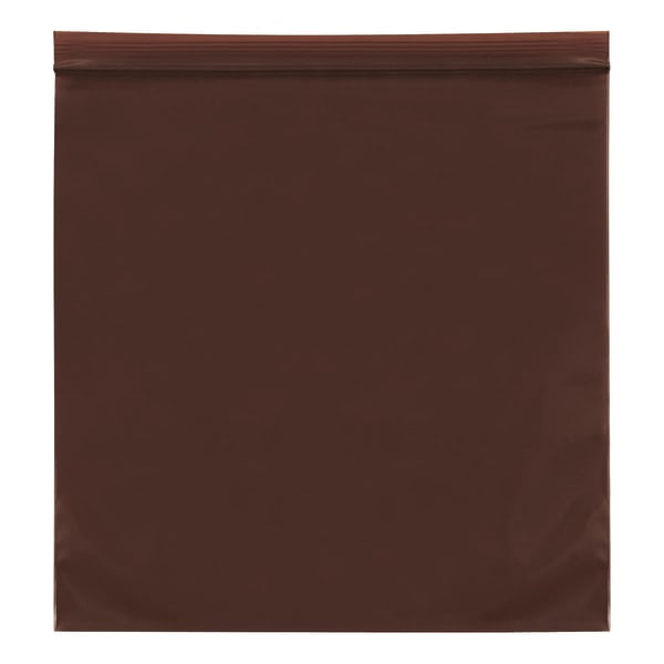 Office Depot® Brand 3Mil Reclosable UV Bags, 8" x 14", Amber, Case Of