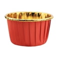 thumbnail image 2 of Moldes grandes para maffin, moldes para cupcakes enrollables, moldes para pasteles dorados y plateados, moldes para hornear maffin, 2 of 3