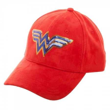 Baseball Cap - Wonder Woman - Sequin Suede Traditional New ba5jsbdco