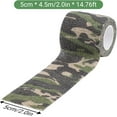 thumbnail image 2 of 6 Roll Camouflage Wrap Tape Rifle Shotgun Camo Form Wrap 2'' x 177'' Army Hunting Self-Adhesive Protective Bandage for Bicycle Rifles Flashlights, 2 of 6