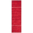 thumbnail image 2 of SAFAVIEH Himalaya Cainneach Solid Wool Area Rug, Red, 3' x 5', 2 of 10