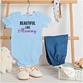 thumbnail image 3 of Beautiful Like Mommy Mothers Day Bodysuit Jumper Girls Infant Baby Brisco Brands 12M, 3 of 7