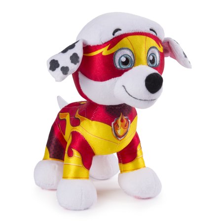 PAW Patrol - 8" Mighty Pups Marshall Plush, for Ages 3 and Up, Wal-Mart Exclusive