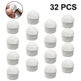 thumbnail image 2 of 32 enchufes redondos de 25 mm, color blanco Xemadio 221111-4, 2 of 9