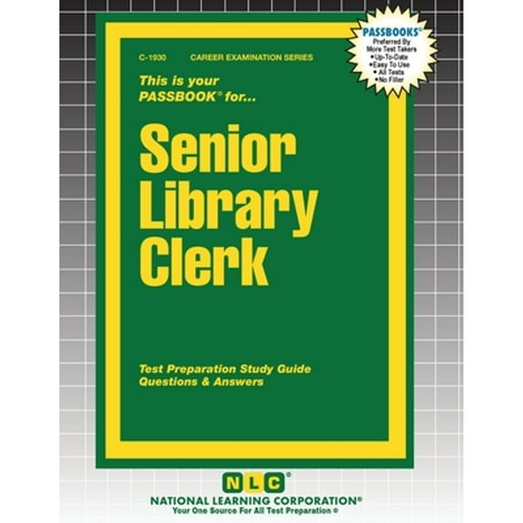 Pre-Owned Career Examination Senior Library Clerk, Book 1930, (Paperback)