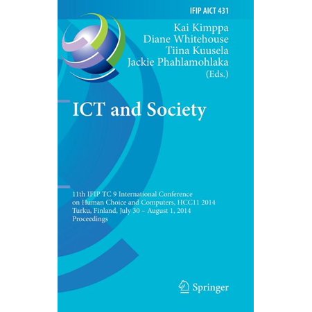 ISBN 9783662442074 product image for IFIP Advances in Information and Communication Technology: Ict and Society : 11t | upcitemdb.com