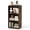 Coffee, variant on Giantex 3-Cube Bookcase, Floor Standing Open Bookshelf w/7-Position Adjustable Shelves, Modern Display Shelf, Natural