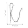 thumbnail image 4 of 100 Pcs Crochet de Rideau en Acier Inoxydable en Forme de S Accessoire Auxiliaire de Rideau, 4 of 6