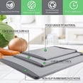 thumbnail image 5 of Cutting Boards for Kitchen, PP Chopping Board Set of 3 With Deep Drip Juice Groove Easy Grip Handle, BPA Free, Dishwasher Safe, Extra Large Cutting Board Set for Kitchen Meat Vegetables Cheese, 5 of 9