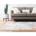thumbnail image 5 of 8' x 11' Orange and Beige Bohemian Abstract Rectangular Area Throw Rug, 5 of 7
