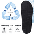 thumbnail image 4 of LongBay Men's Slippers Warm Bedroom House Shoes Slip-On Memory Foam Winter House Slippers for Indoor Outdoor, 4 of 7