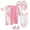 Pink, variant on Wxirdiow Girls' Clothing Sets Unisex Baby Boy Girl Layette Sets Bodysuits Pants And Accessories Comfort Infant Outfit Khaki Size,One Size