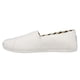 thumbnail image 4 of Alpargata para mujer TOMS blanca de algodón reciclado sin cordones, 4 of 6